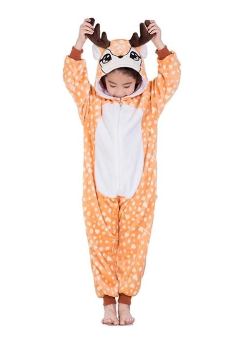 Combinaison Pyjama Cerf Fille Kigurumi Nation