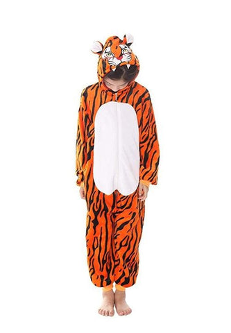 Combinaison pyjama tigre fille